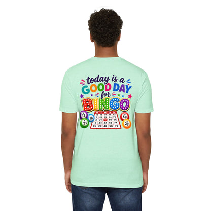 Bingo T-Shirt — "Today Is a Good Day for Bingo" Colorful Game Night Tee
