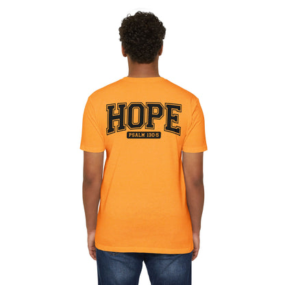 Hope Psalm 130:5 T-Shirt — Inspirational Faith Tee