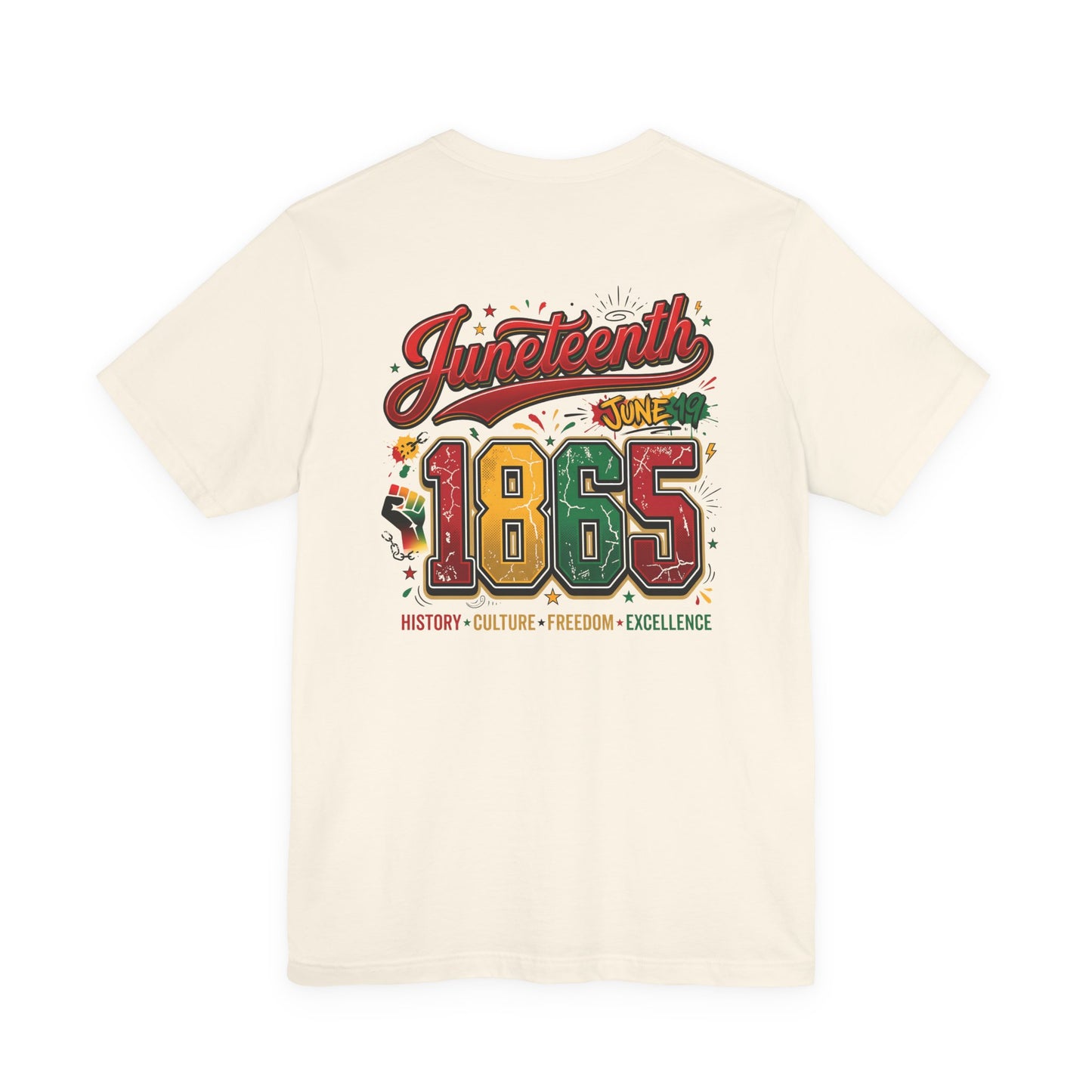 Juneteenth 1865 Celebration Tee — History • Culture • Freedom Graphic T-Shirt