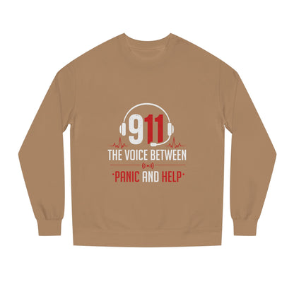 911 Dispatcher Crewneck Sweatshirt — “The Voice Between Panic and Help”