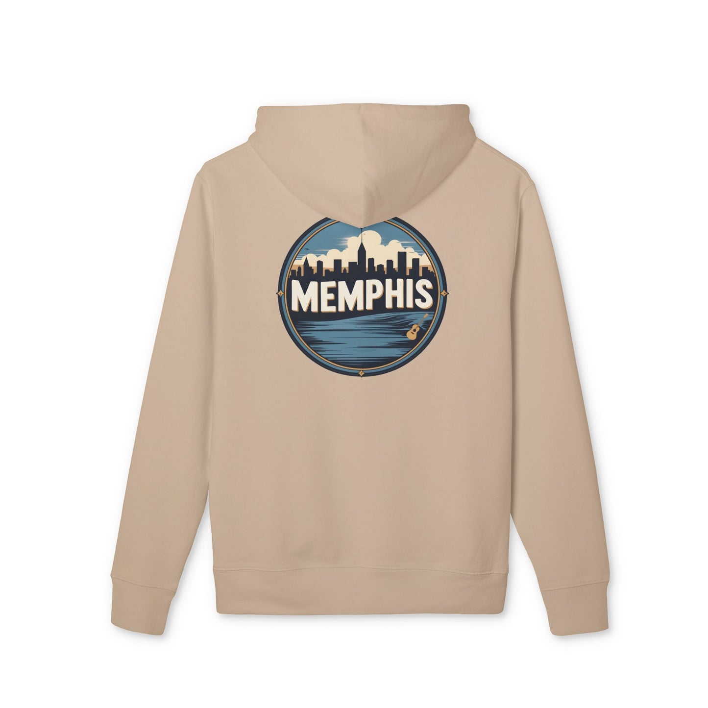 Memphis Skyline Hoodie — Retro Cityscape Pullover