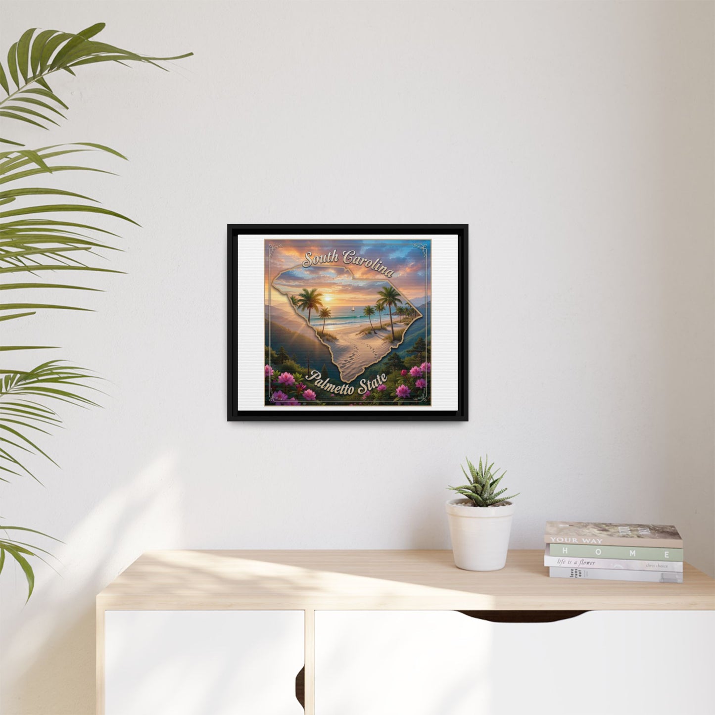 Matte Canvas, Framed (Multi-color)