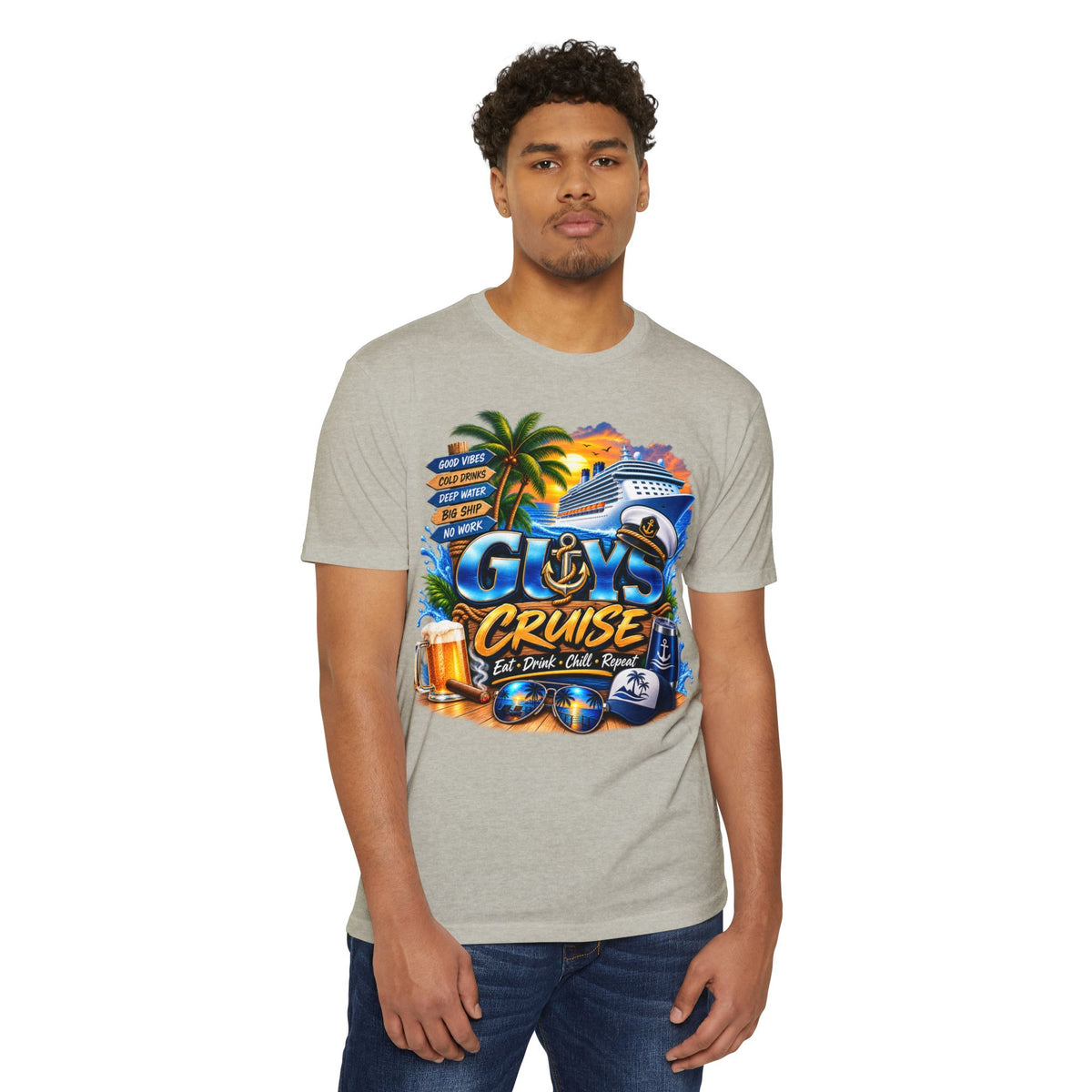 Cruise Guys T-Shirt — "Guys Cruise" Vacation Tee