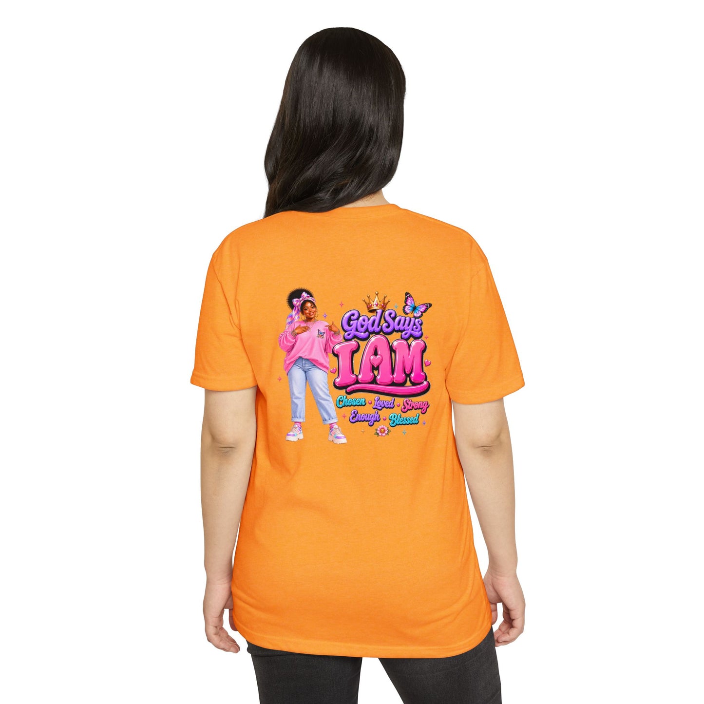 God Says I Am Tee — Inspirational Christian Graphic T-Shirt