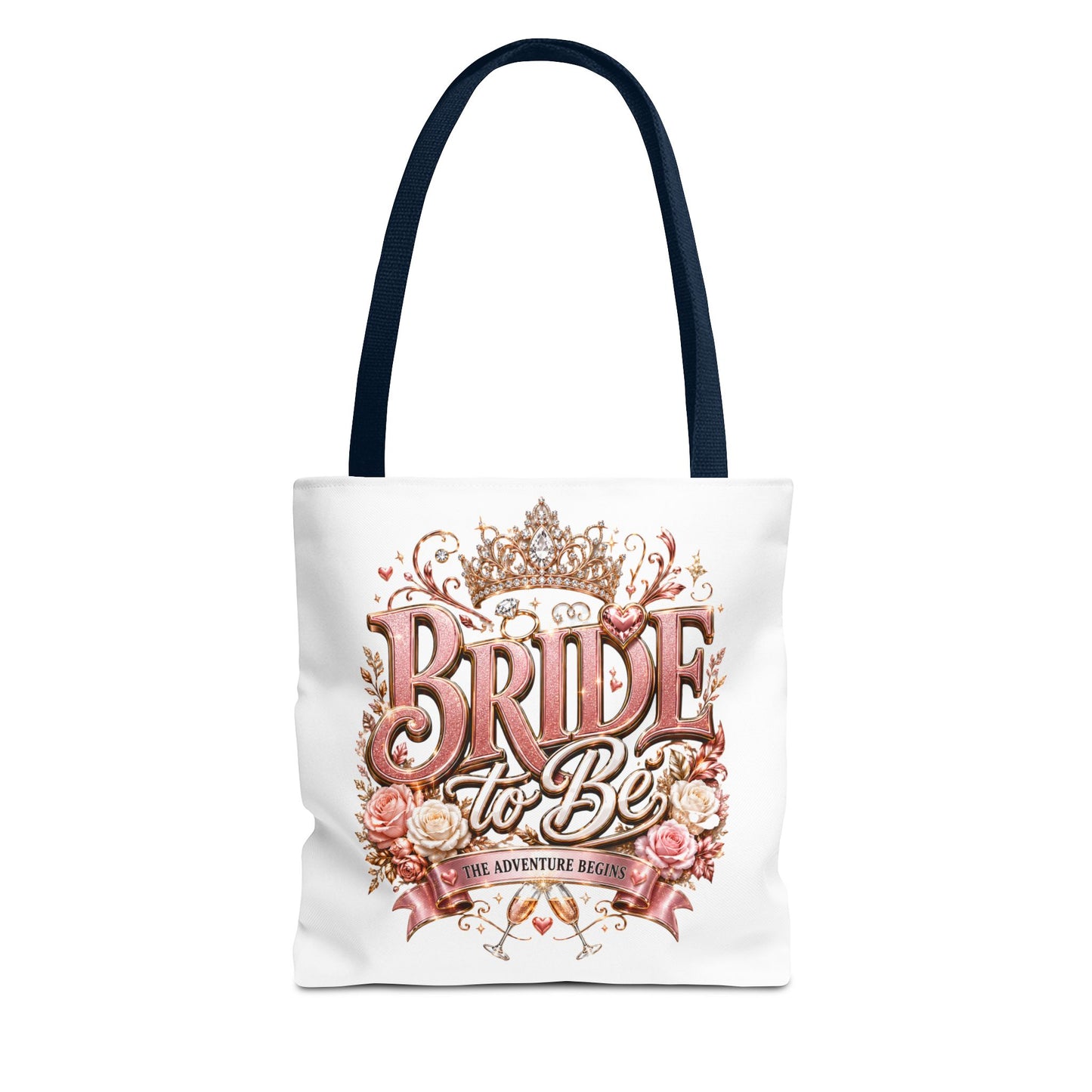 Bride-to-Be Floral Tote Bag - Bachelorette Gift & Bridal Shower Accessory