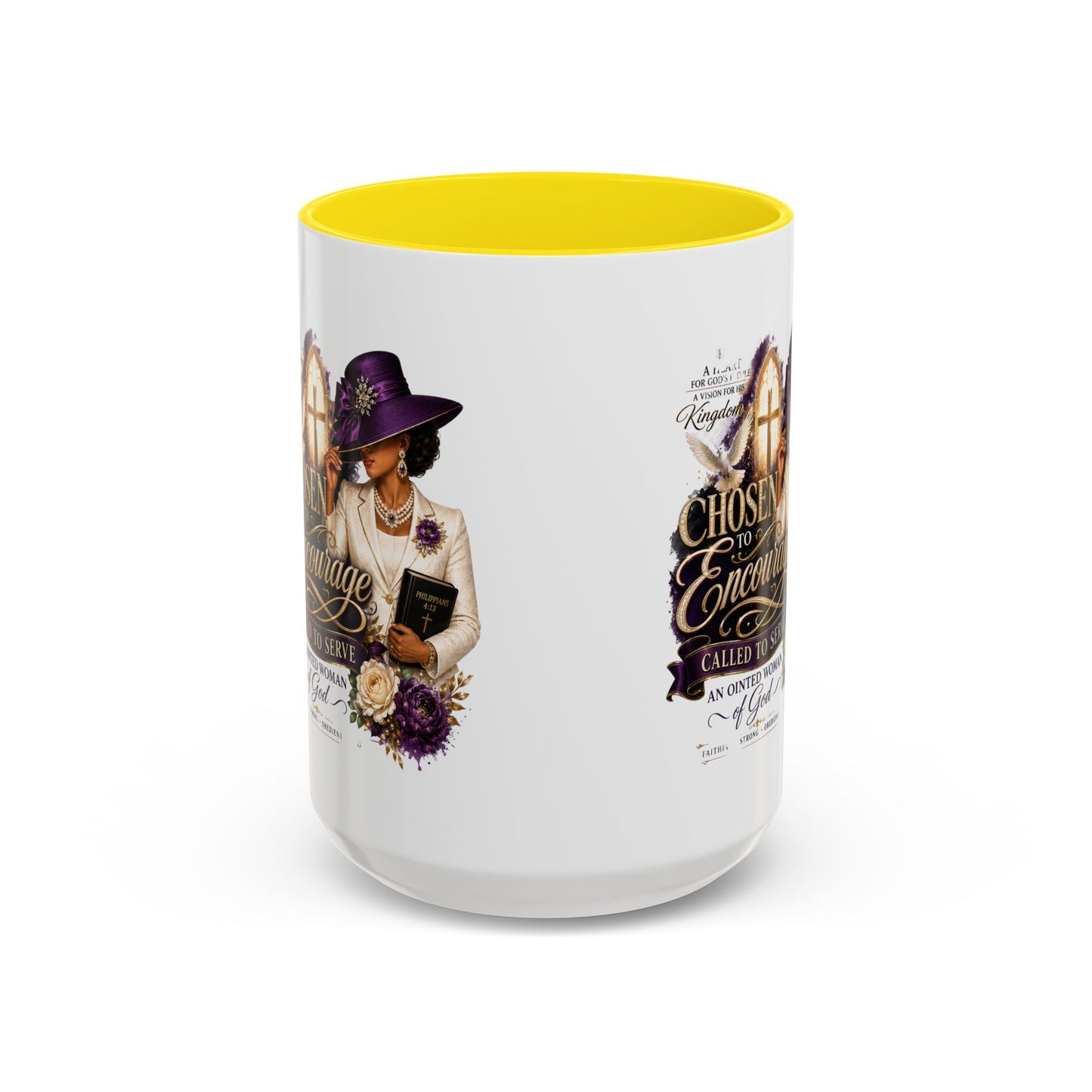 Chosen to Encourage Coffee Mug — Christian Woman Faith Gift (11/15oz)