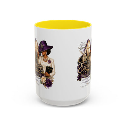 Chosen to Encourage Coffee Mug — Christian Woman Faith Gift (11/15oz)