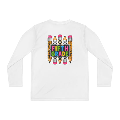 Fifth Grade Pencil Graphic Youth Long Sleeve Tee