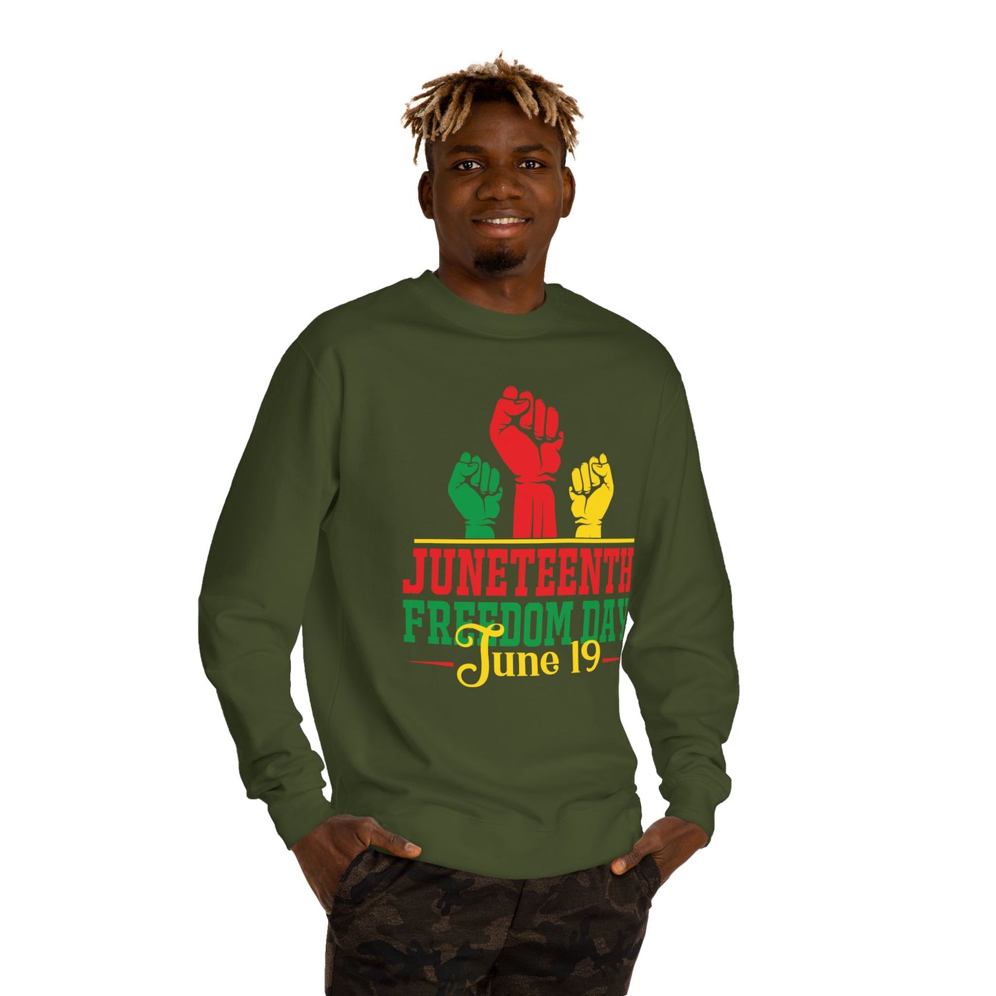 Juneteenth Freedom Day Sweatshirt — June 19 Celebration Crew