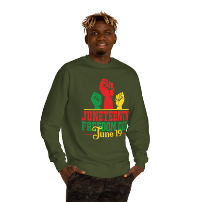 Juneteenth Freedom Day Sweatshirt — June 19 Celebration Crew