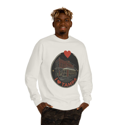 Tampa Sweatshirt — I  Tampa Vintage Streetcar Crewneck