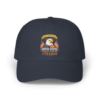 Patriotic Eagle Dad Cap — United States 1776-2020 Embroidered Baseball Hat