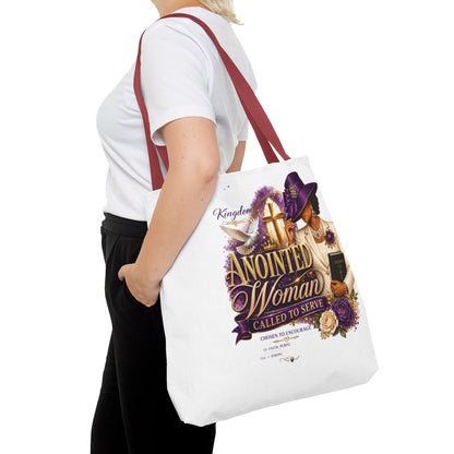 Anointed Woman Tote Bag – 'Called to Serve' Faithful Church Purse