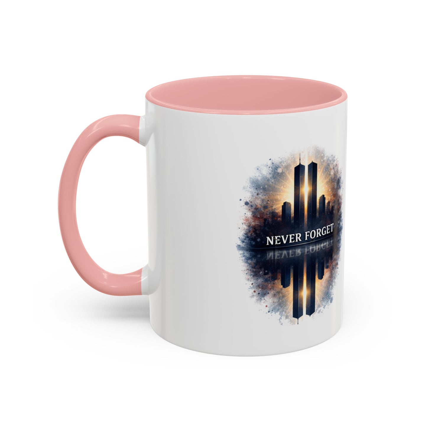 Never Forget 9/11 Memorial Accent Coffee Mug (11/15oz)