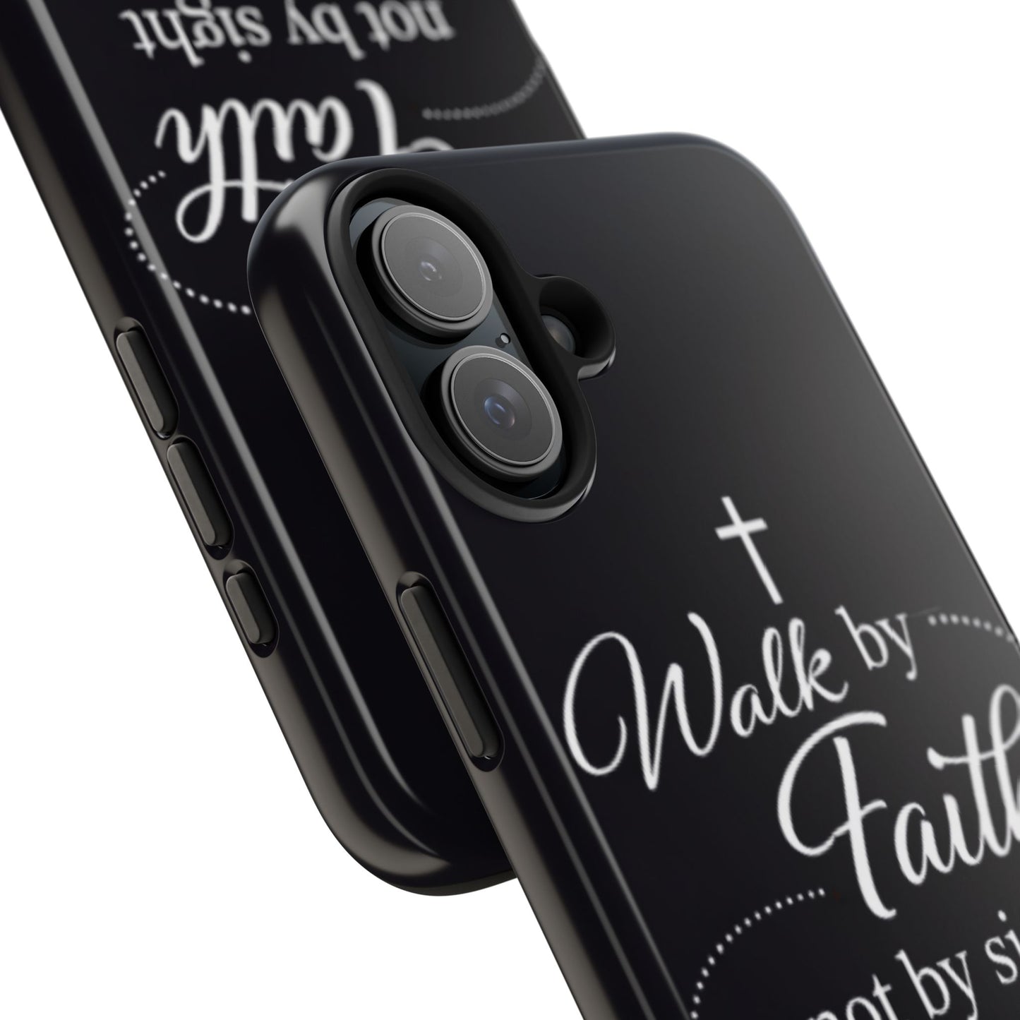 Walk by Faith Tough Phone Case – Christian Inspirational Scripture Design