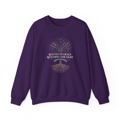 Rooted in Grace Reaching for Light  Sweatshirt
