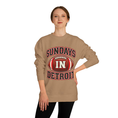 Sundays in Detroit Football Sweatshirt