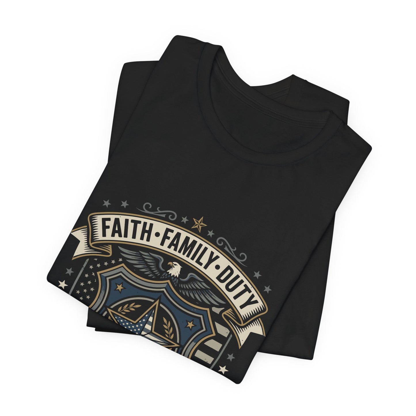 Faith · Family · Duty Shield T‑Shirt