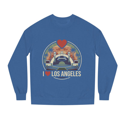 Los Angeles Crewneck Sweatshirt – I  Los Angeles Retro Cityscape