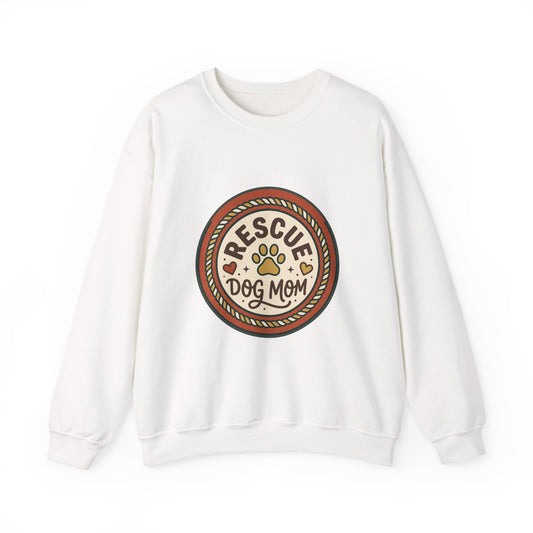 Rescue Dog Mom Sweatshirt | rescue pride, fur baby