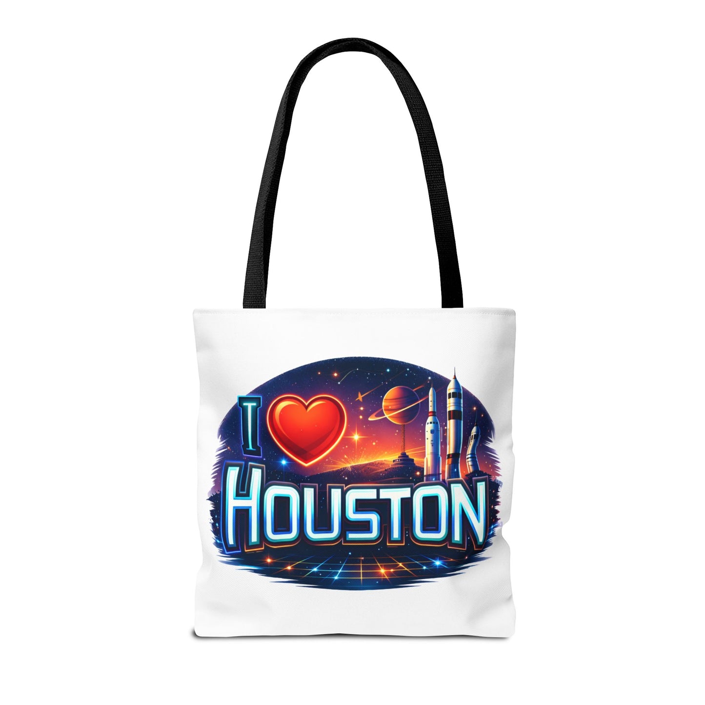 I  Houston Retro Space Tote Bag