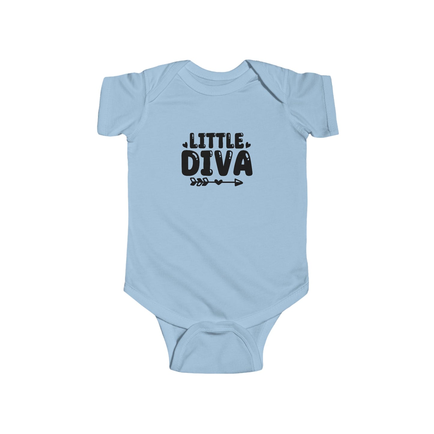 Little Diva Infant Bodysuit — Cute Baby Onesie for Newborns & Baby Showers
