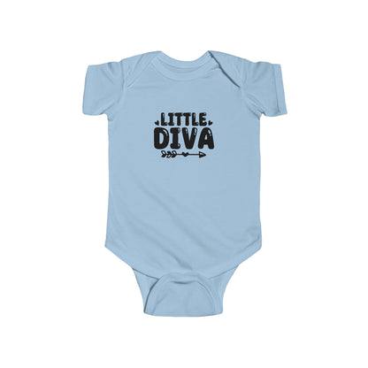 Little Diva Infant Bodysuit — Cute Baby Onesie for Newborns & Baby Showers