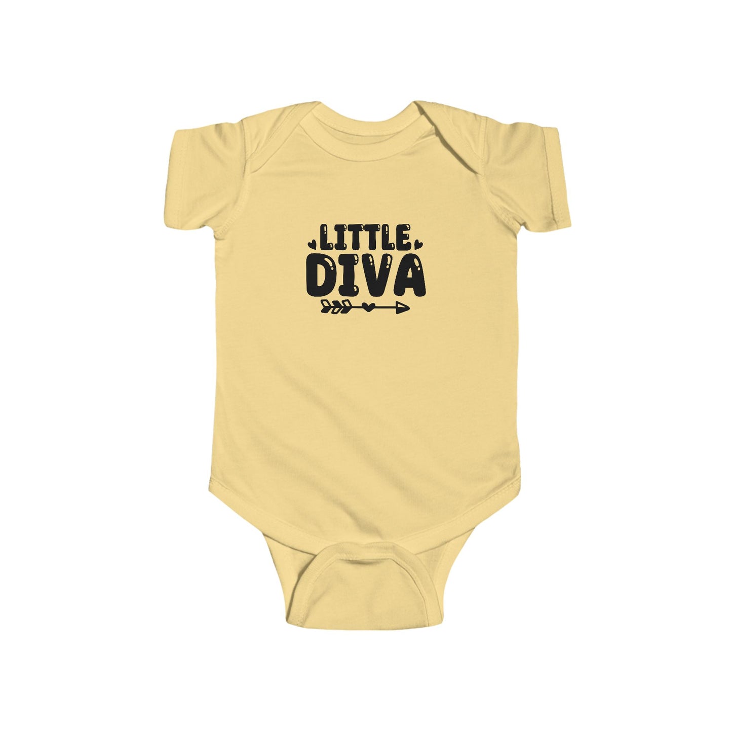 Little Diva Infant Bodysuit — Cute Baby Onesie for Newborns & Baby Showers