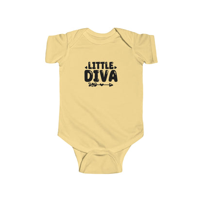 Little Diva Infant Bodysuit — Cute Baby Onesie for Newborns & Baby Showers