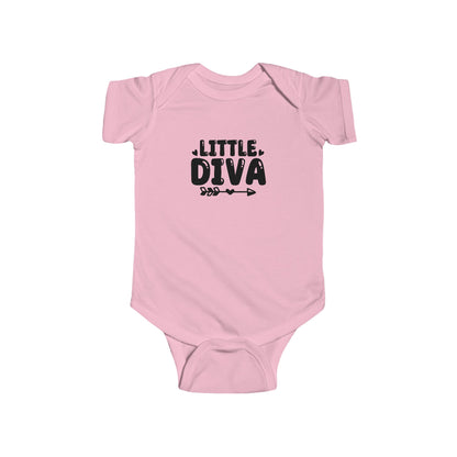 Little Diva Infant Bodysuit — Cute Baby Onesie for Newborns & Baby Showers