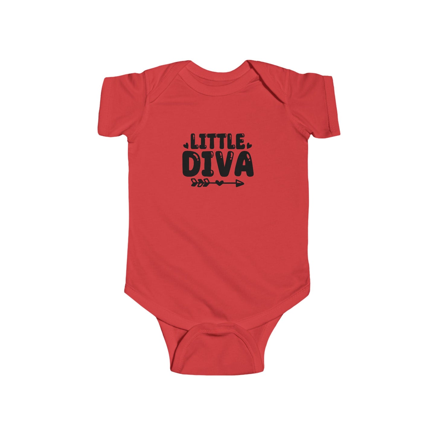 Little Diva Infant Bodysuit — Cute Baby Onesie for Newborns & Baby Showers