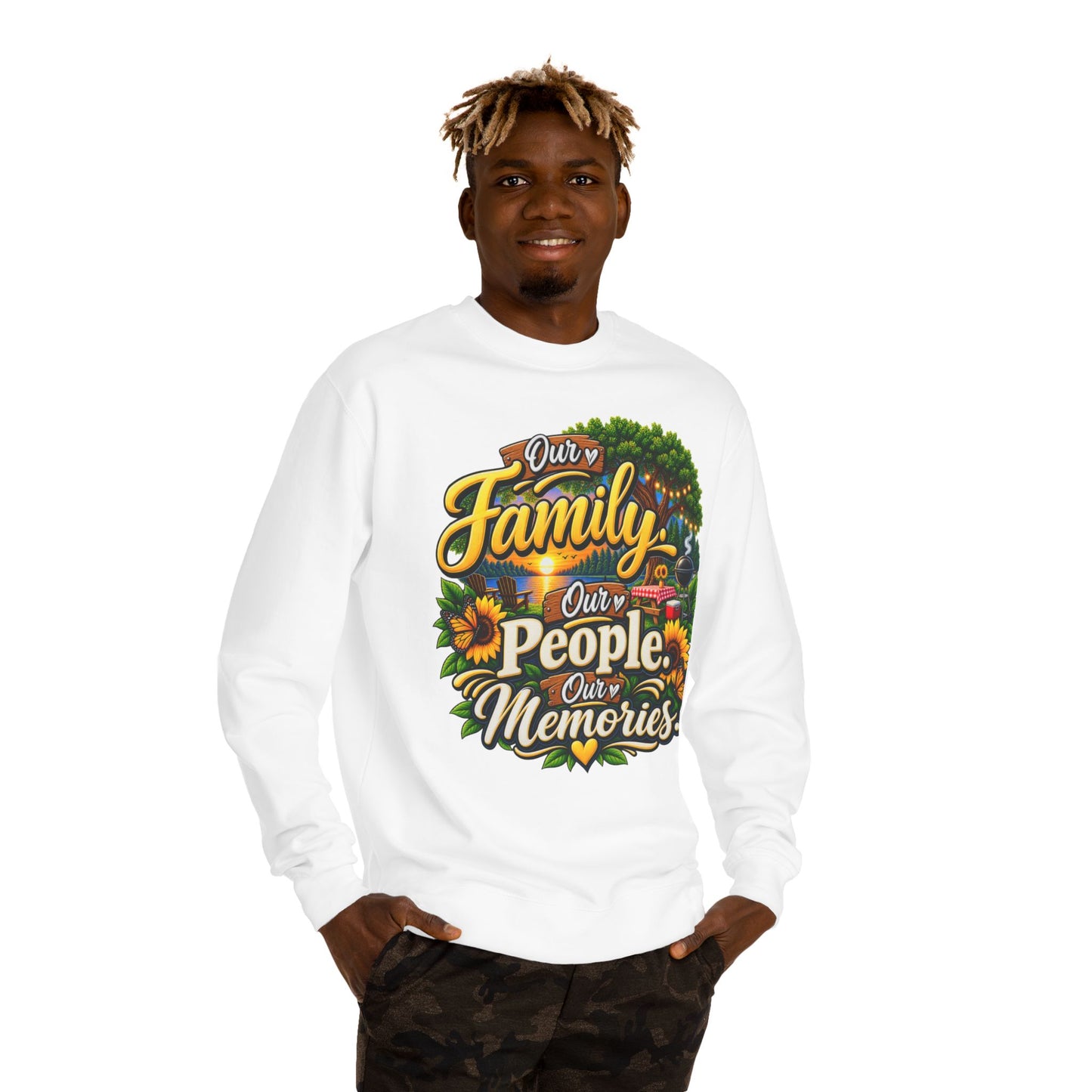 Family People Memories Sweatshirt — Our Family, Our People, Our Memories Crewneck