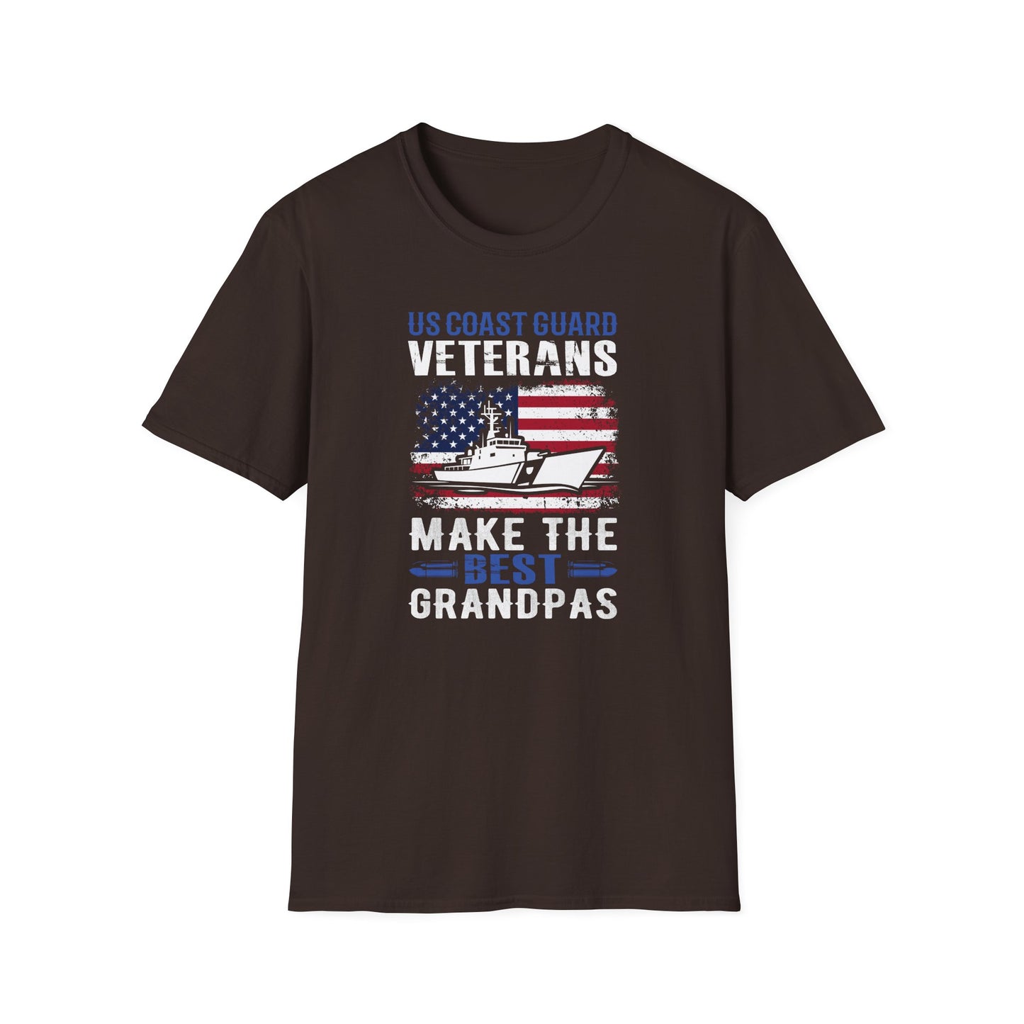 U.S. Coast Guard Veterans Make the Best Grandpas T-Shirt