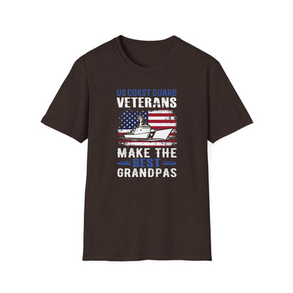 U.S. Coast Guard Veterans Make the Best Grandpas T-Shirt