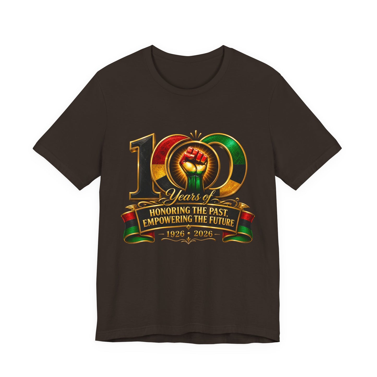 100 Years Anniversary Tee — "Honoring the Past, Empowering the Future" Centennial T-Shirt (1926–2026)