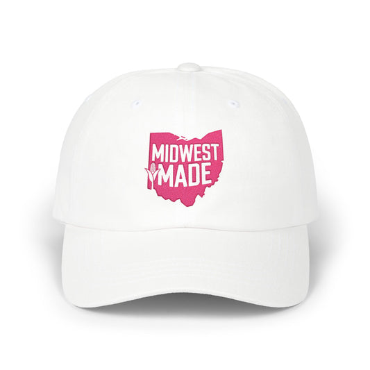 Midwest Made Dad Cap — Embroidered Ohio Logo Hat
