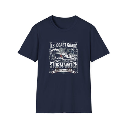 U.S. Coast Guard  Storm Watch Semper Paratus T-Shirt