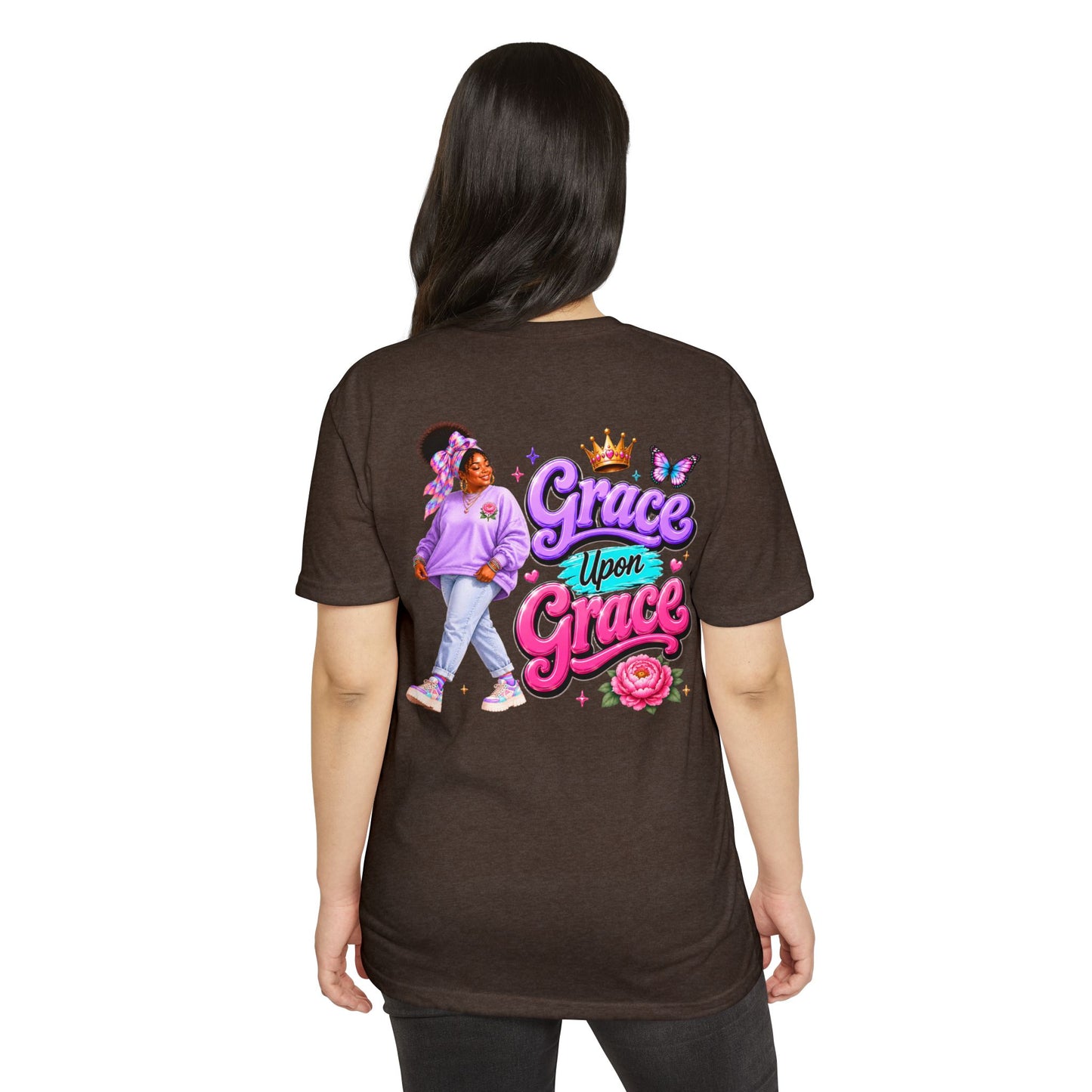 Grace Upon Grace T-Shirt — Inspirational Girl Faith Tee
