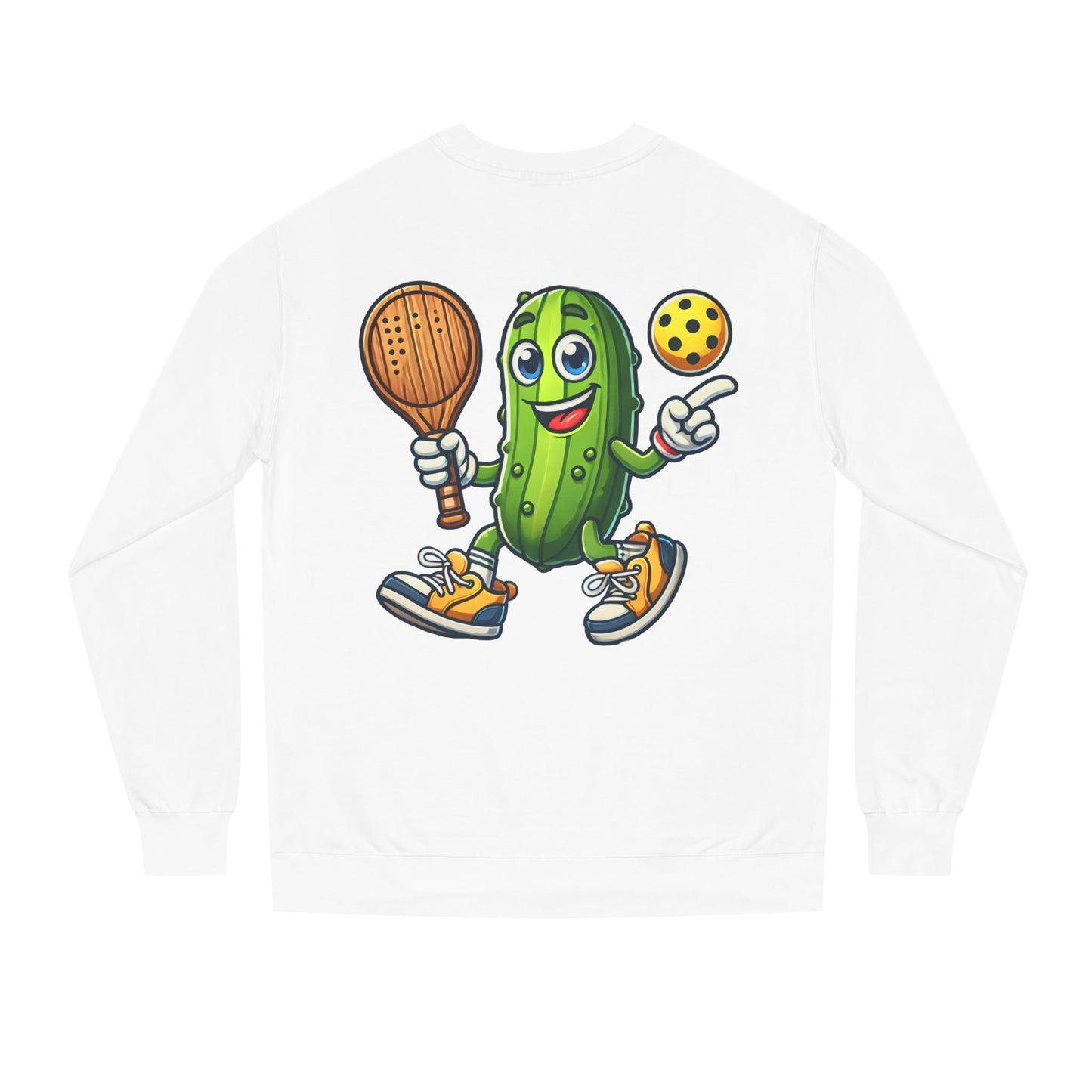 Pickle Pickleball Sweatshirt — Funny Pickle Playing Pickleball Crewneck