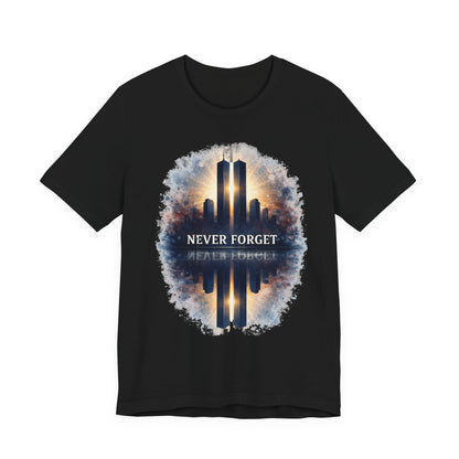 9/11 Never Forget Tee — World Trade Center Memorial Shirt