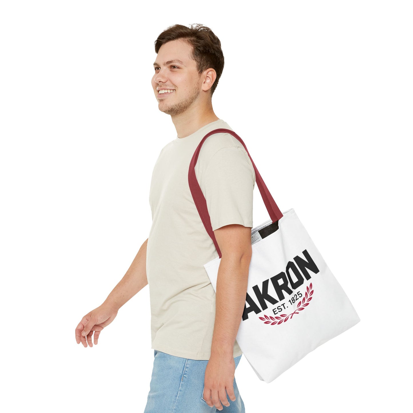 Akron Est. 1825 Tote Bag — City Pride Canvas Tote