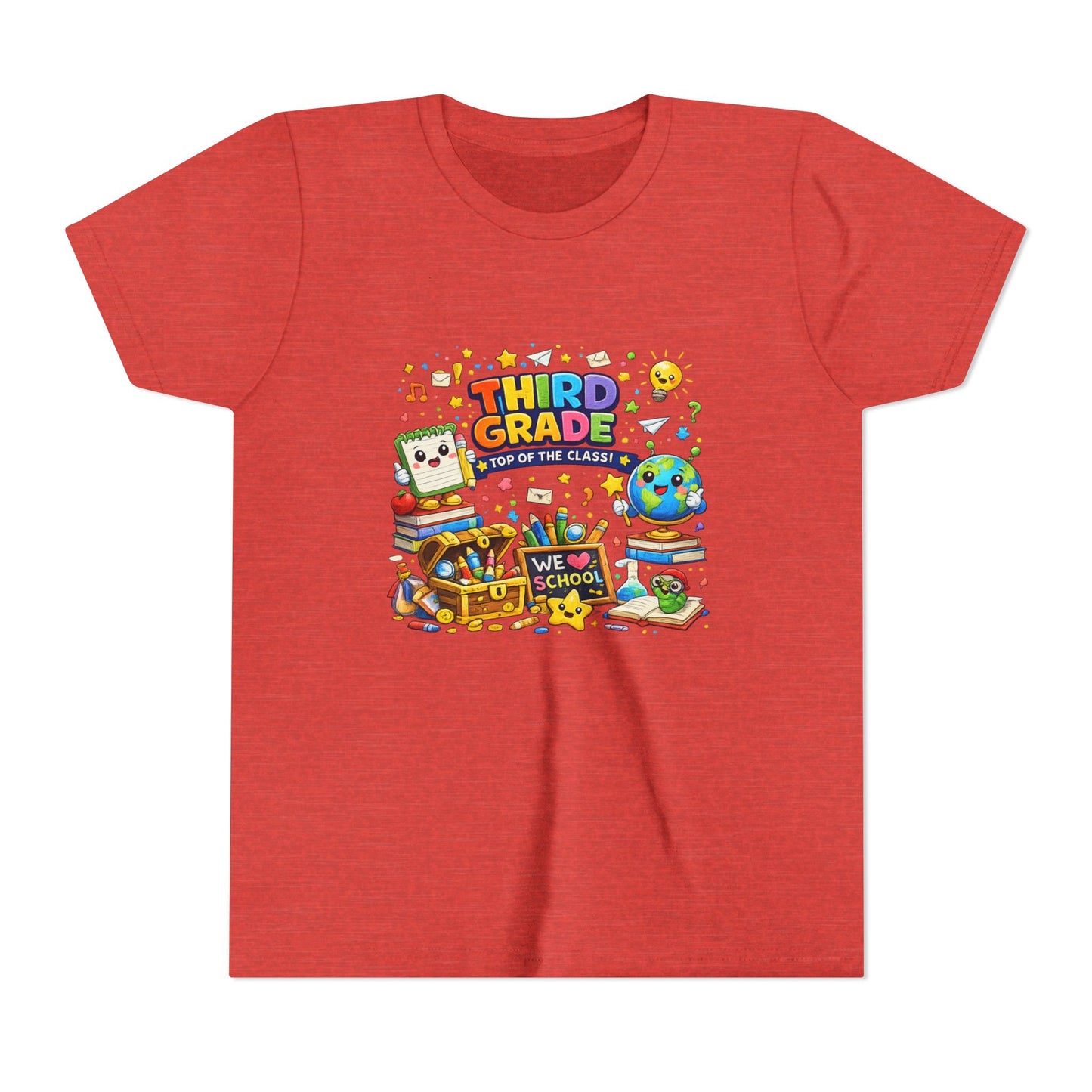 Third Grade Kids Tee — "Third Grade Out of the Classroom" Back-to-School Youth Shirt