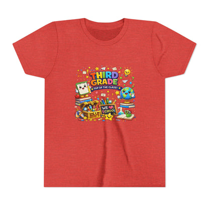 Third Grade Kids Tee — "Third Grade Out of the Classroom" Back-to-School Youth Shirt