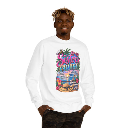 Sisters Cruise Sweatshirt – Tropical Girls’ Getaway Crewneck