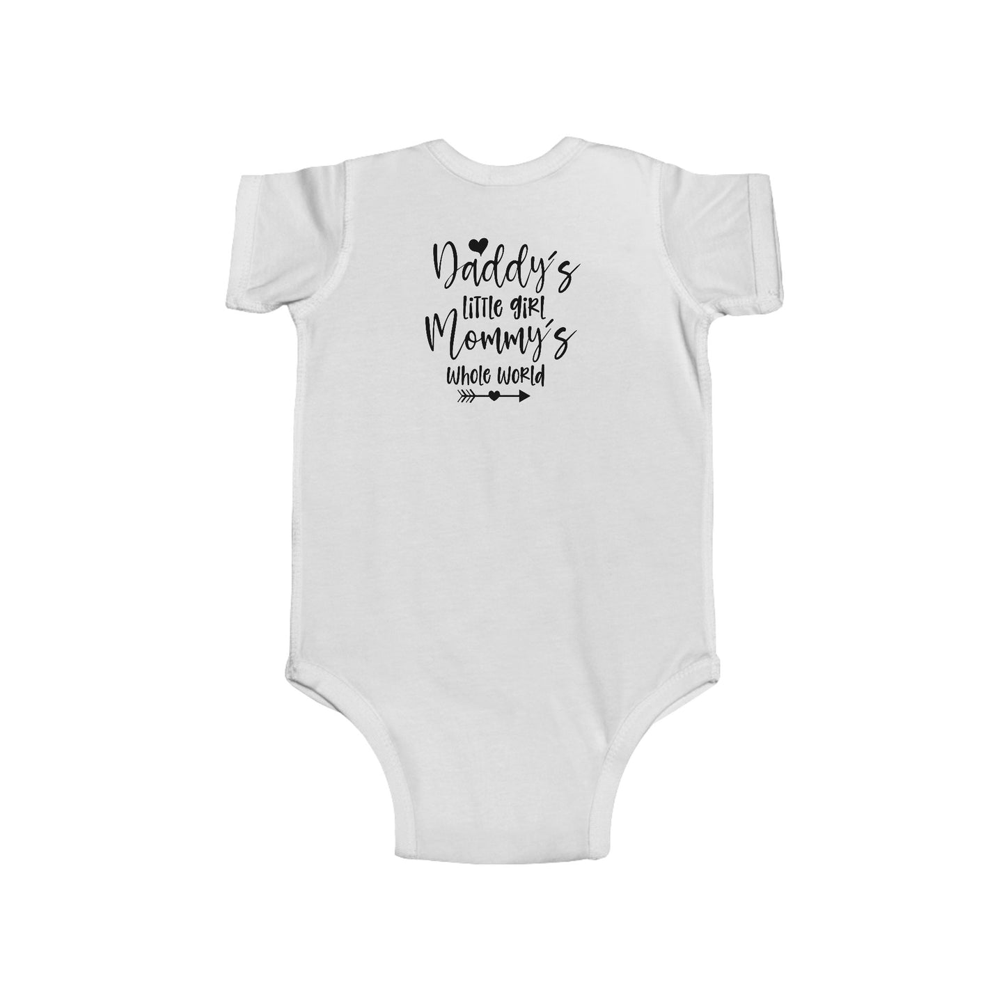 Baby Bodysuit — "Daddy's Little Girl, Mommy's Whole World" Cute Infant Onesie