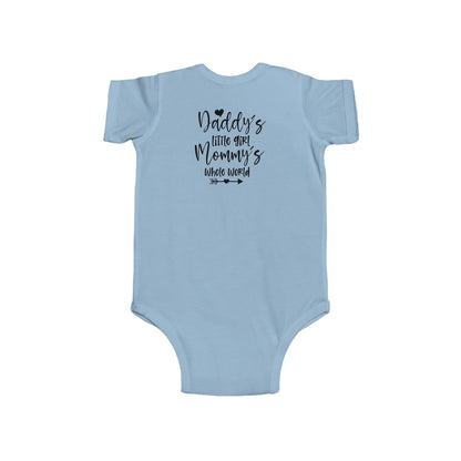 Baby Bodysuit — "Daddy's Little Girl, Mommy's Whole World" Cute Infant Onesie
