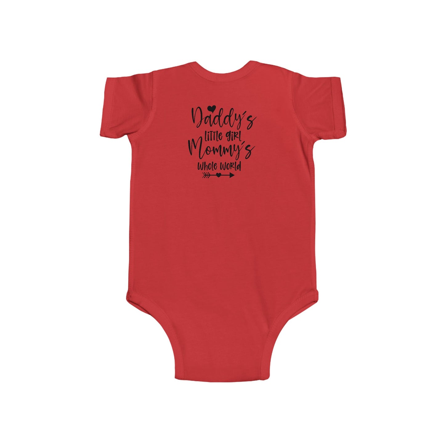Baby Bodysuit — "Daddy's Little Girl, Mommy's Whole World" Cute Infant Onesie