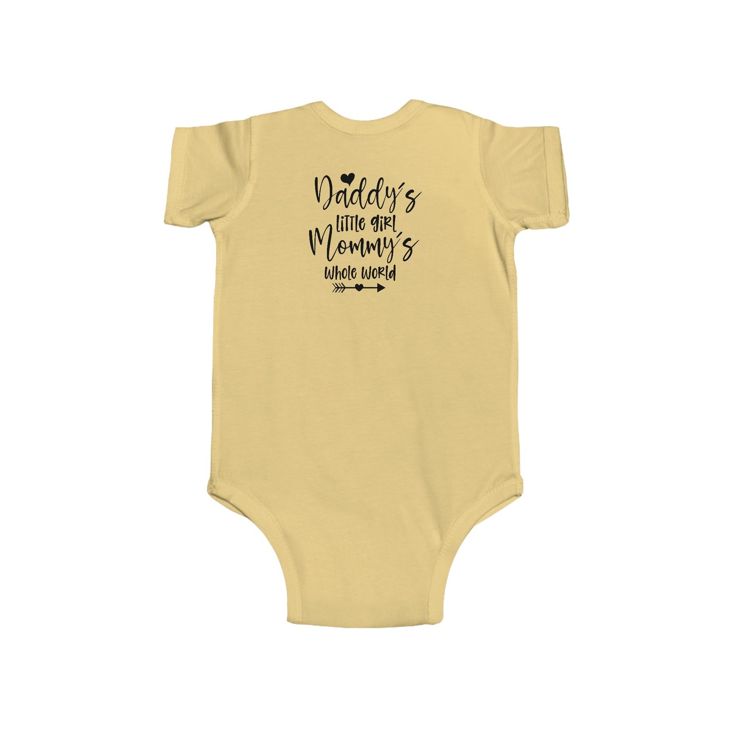 Baby Bodysuit — "Daddy's Little Girl, Mommy's Whole World" Cute Infant Onesie