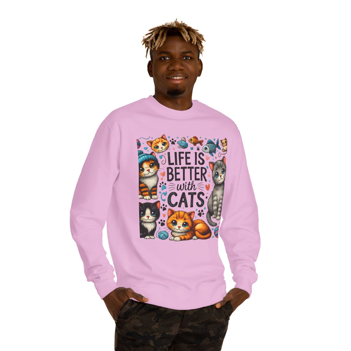 Life Is Better With Cats Sweatshirt