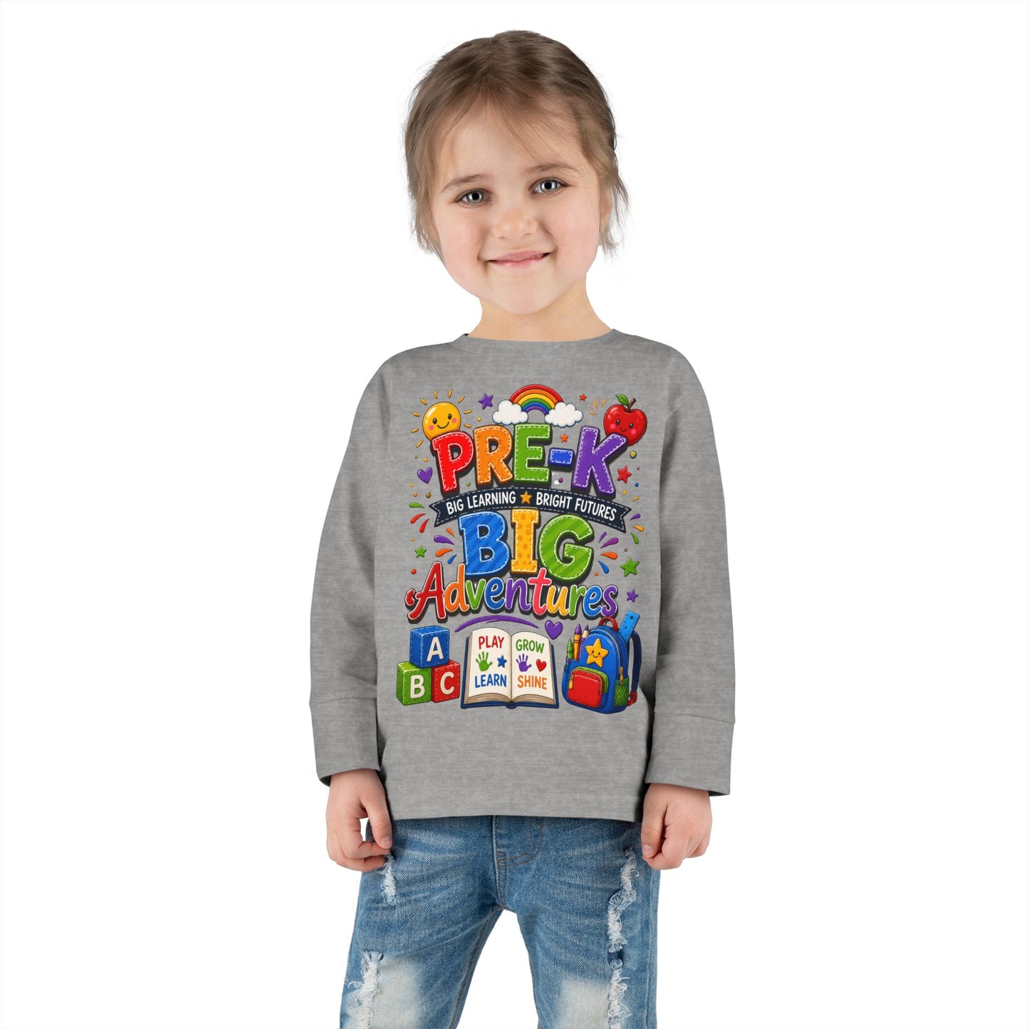 Pre-K Big Adventures Toddler Long Sleeve Tee
